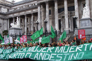 Thousands march for changes to abortion law in Argentina Credit: International Women's Health Coalition