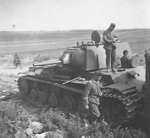Hair of the dog that bit them. While the welcoming flatlands proved to be Russia's greatest vulnerability in history, it was also Russia's greatest asset. No other country had such an easy time forcing enemies out through such a fortuitous avenue. Pictured here is a Soviet tank during the Nazi retreat of 1944 in present-day Belarus. Image.