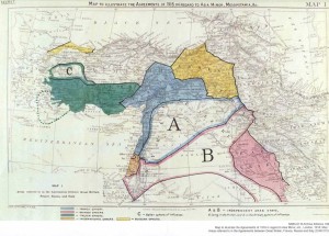 Sykes-Picot map