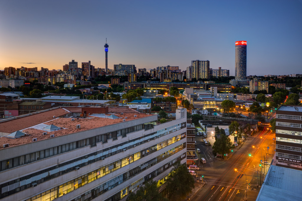"Hillbrow Sunset", Johannesburg (photo courtesy of Pascal Parent via Flickr Creative Commons)