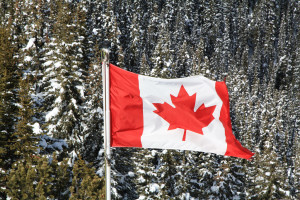 The Canadian flag in Banff National Park https://flic.kr/p/a1ZNTS
