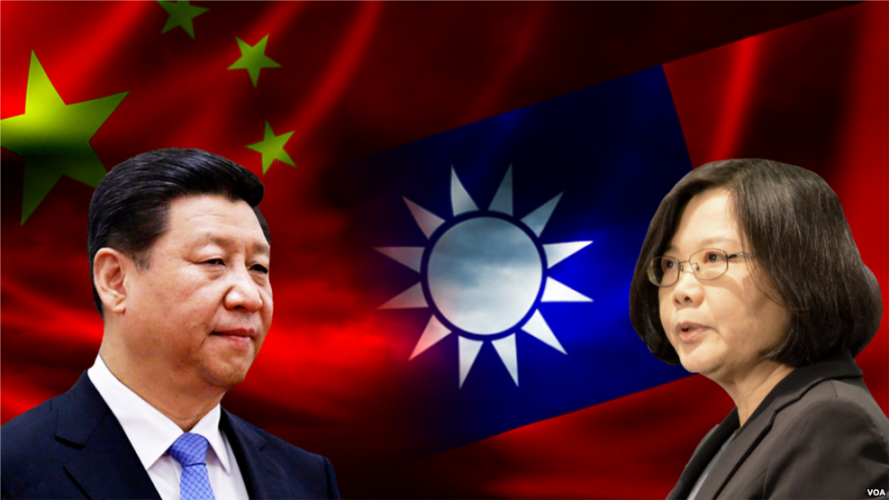 Xi Jinping and Tsai Ing-wen