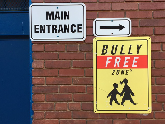 Bully Free Zone (Photo by Lorie Shaull (https://www.flickr.com/photos/number7cloud/21604537561/in/photostream. Under license CC BY-SA 2.0)